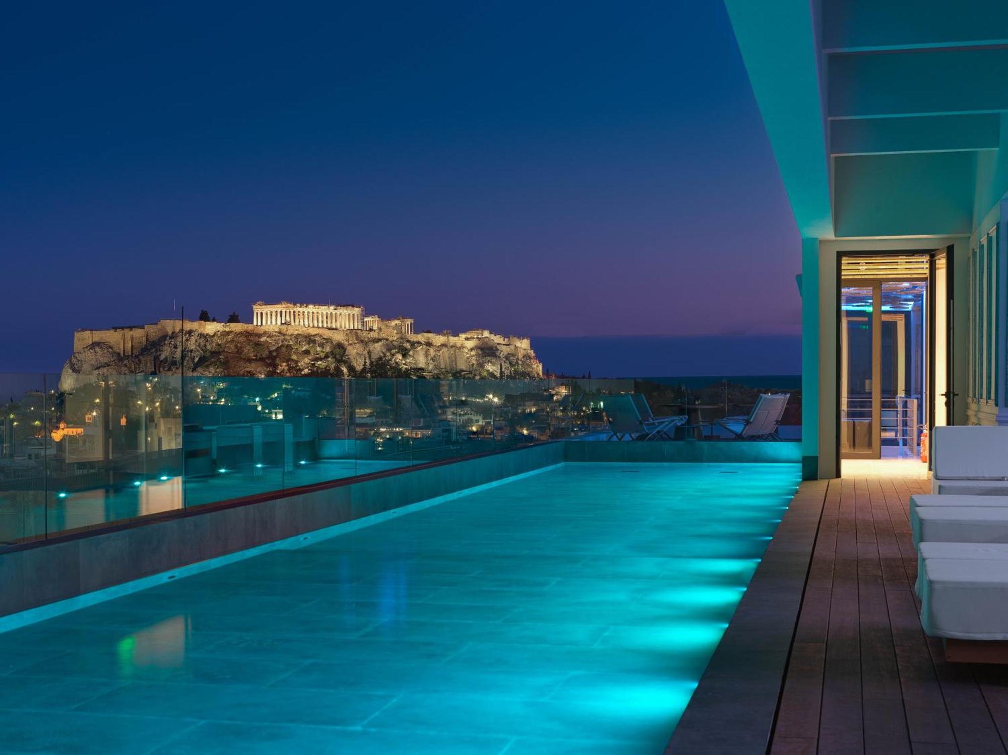 Nyx Esperia Palace Hotel Athens By Leonardo Hotels Exterior photo The view of Acropolis from the hotel